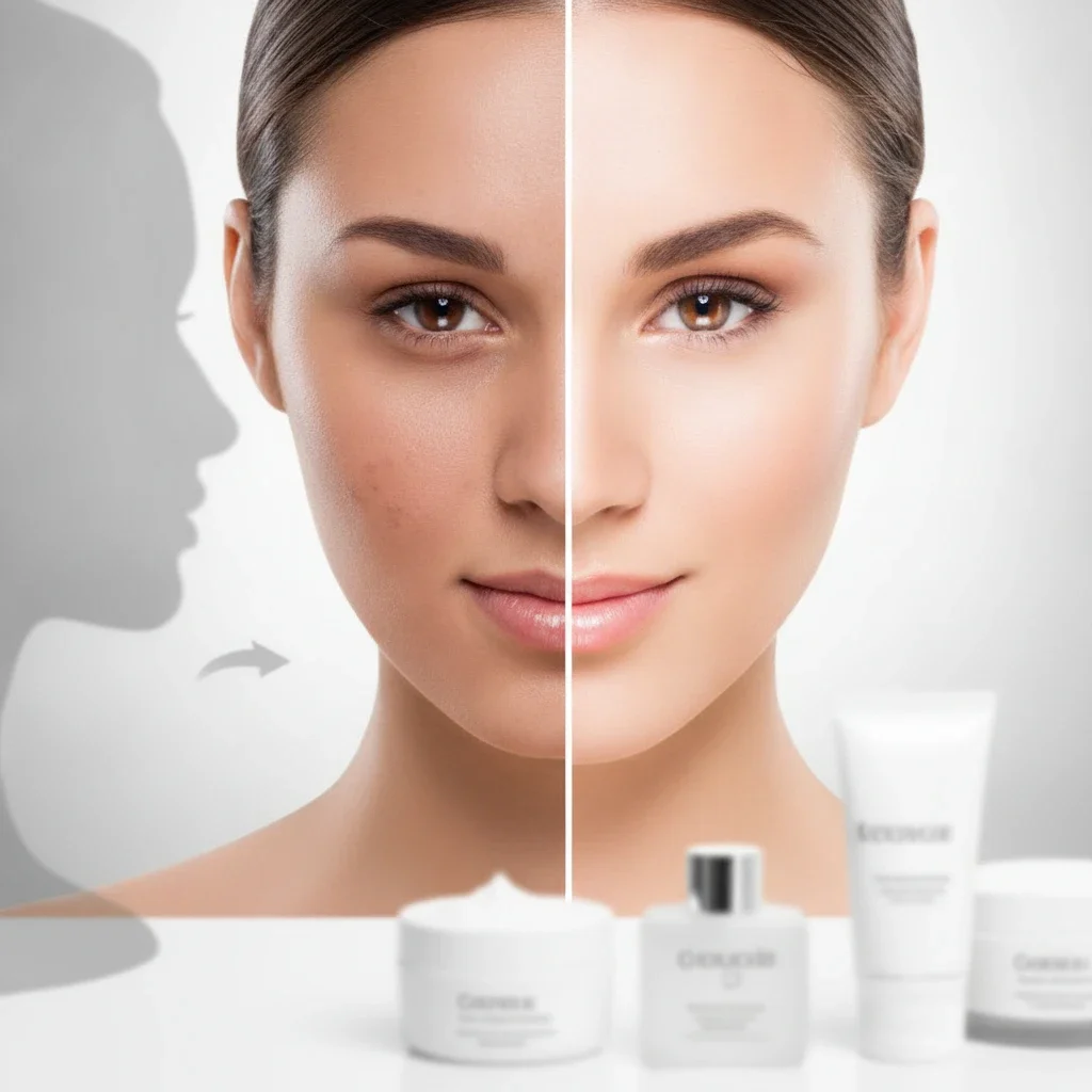 Clareamento facial