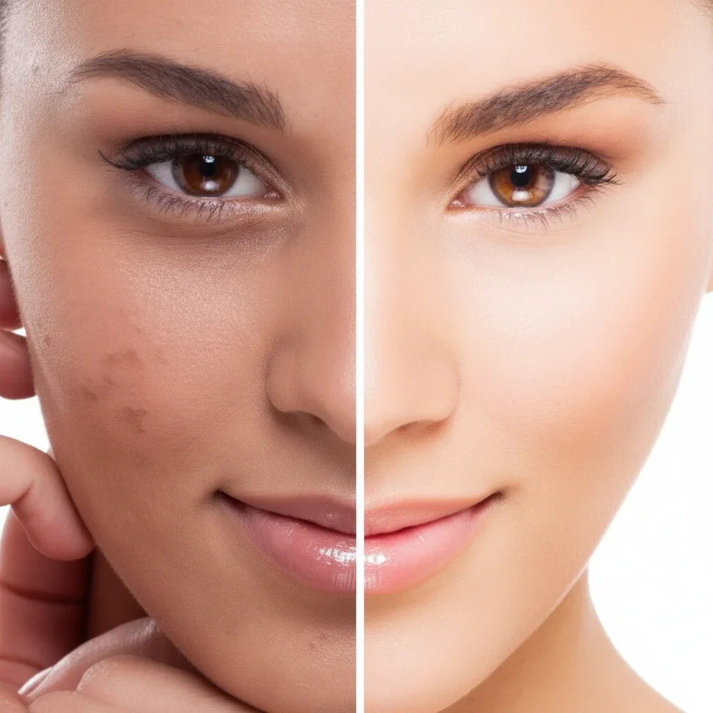 Clareamento facial