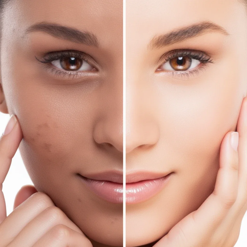 Clareamento facial