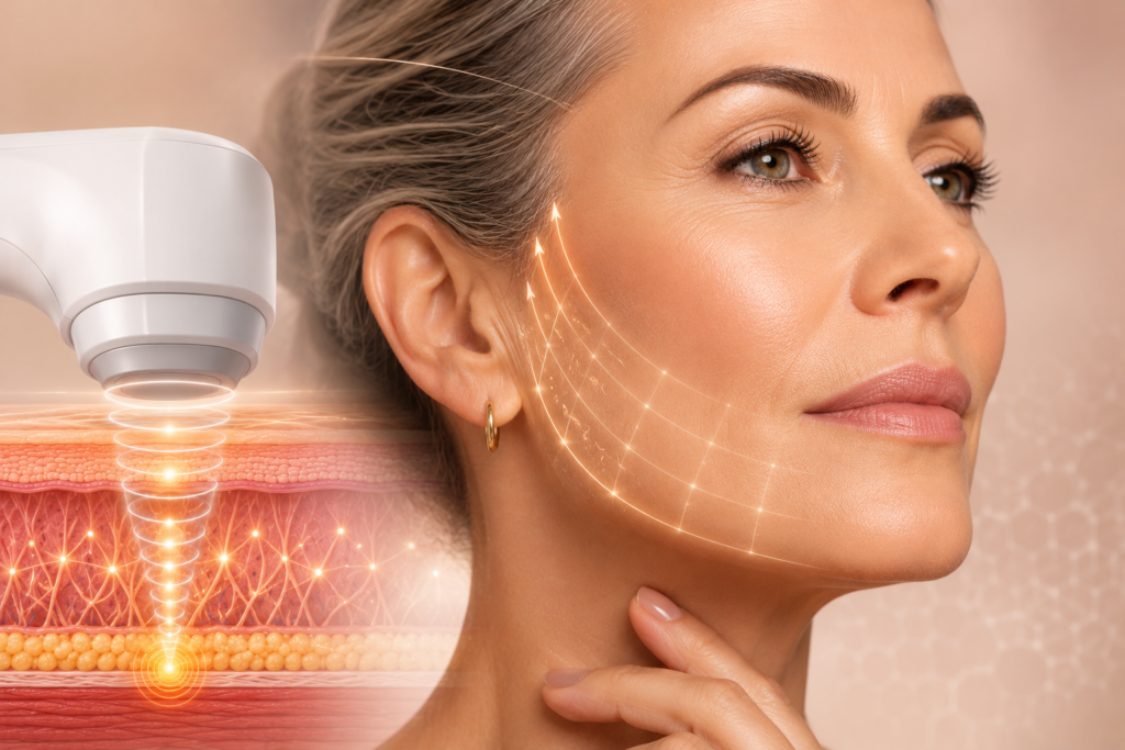 Ultrassom microfocado: como o lifting facial sem cortes conquistou quem busca rejuvenescimento real 